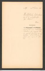 k.k. naturhistorisches Hofmuseum, Intendanzakten 1885-1896 (Hauer), Aktenzahl Z.61.a/1888, Seite 4